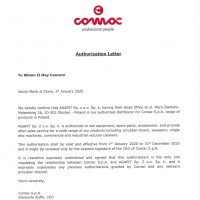 Autoryzacja Comac 2020