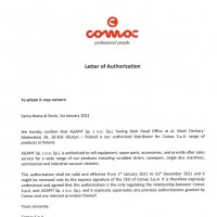 Autoryzacja Comac 2021