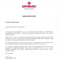 Autoryzacja Comac 2019