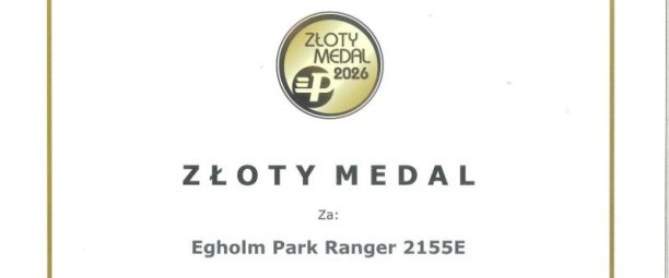 Złoty medal targów POLECO 2026 dla EGHOLM Park Ranger 2155E