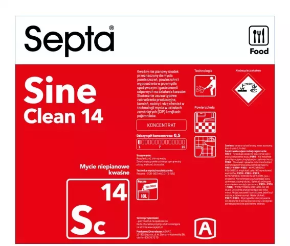 SEPTA SINE CLEAN 14 SC14 20L