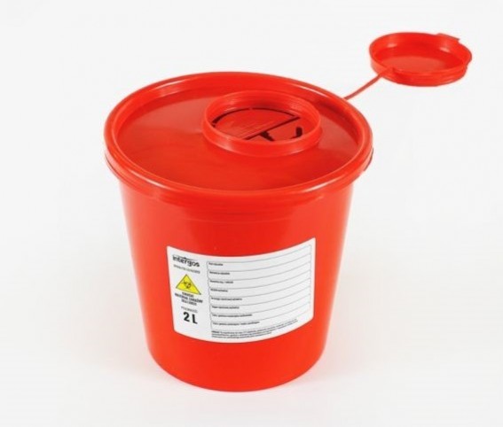 INTER POJEMNIK NA ODPADY SZPITALNE 2L