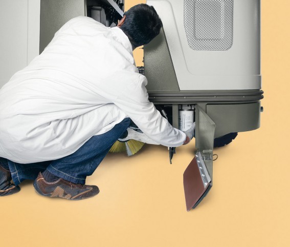 zamiatarka samojezdna obsługa