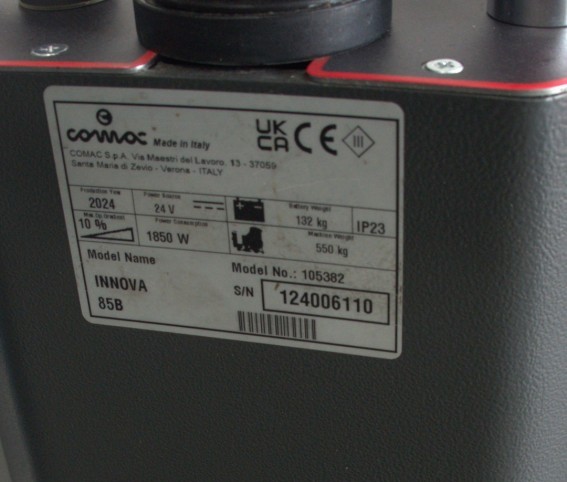  Maszyna Czyszcząca  Comac INNOVA 85 B