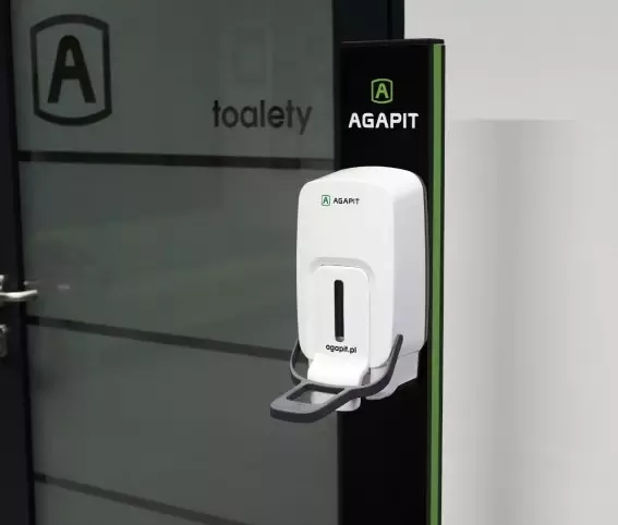 DOZOWNIK ŁOKCIOWY BIAŁO-SZARY 1L SAFE PACK