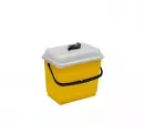 Zdjęcie WIADRO Z POKRYWĄ HERMETYCZNĄ 4L ŻÓŁTE MONOROLL SYSTEM