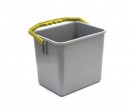 Zdjęcie FILMOP 0000SE0106UC WIADRO SZARE 6L Z ŻÓŁTĄ RĄCZKĄ 