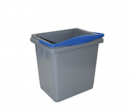 Zdjęcie FILMOP 0000SE0204UA WIADRO PLASTIKOWE 4L SZARE, Z PLASTIKOWĄ RĄCZKĄ NIEBIESKĄ