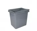 Zdjęcie FILMOP 0000SE0204U WIADRO PLASTIKOWE 4L SZARE, Z PLASTIKOWĄ RĄCZKĄ SZARĄ