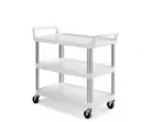 Zdjęcie FILMOP 0000SP1310D WÓZEK SERWISOWY SILVER 1310 3 PÓŁKI BIAŁY