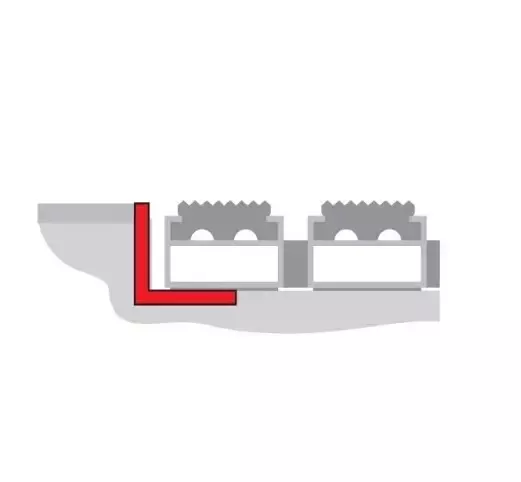 CLEAN SYSTEM RAMA WPUSTOWA 15X15X1,5MM