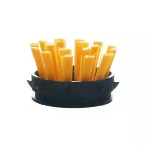 SZCZOTECZKA DO WYCIERACZKI AŻUROWEJ ŻÓŁTA