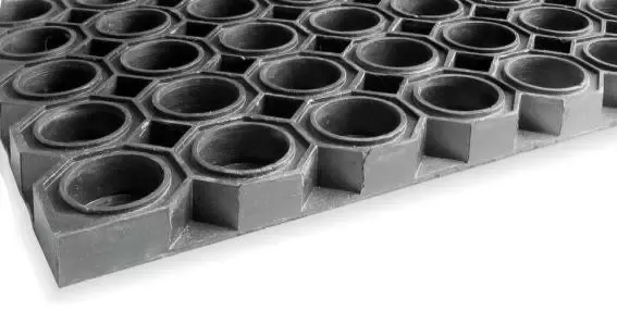 WYCIERACZKA AŻUROWA GUMOWA CZARNA