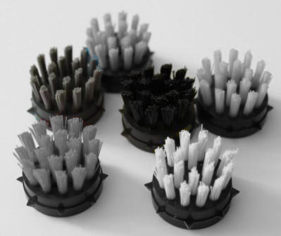 SZCZOTECZKA DO WYCIERACZKI AŻUROWEJ CZARNA