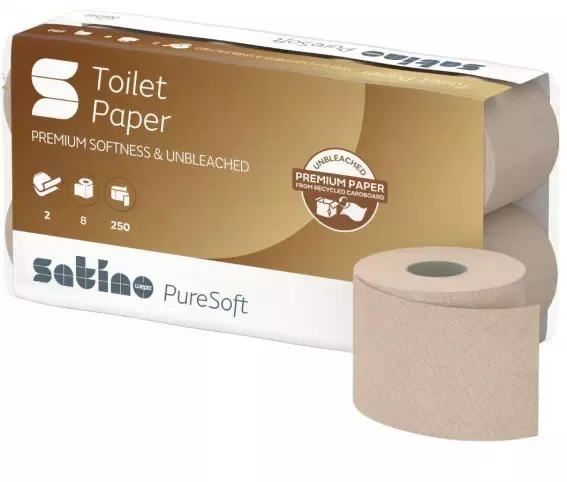 076980 SATINO PURE SOFT PAPIER TOALETOWY MAŁA ROLKA 3 WAR. DŁ. 30 M 72 ROLKI