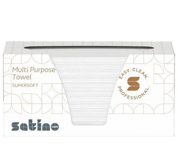 275980 SATINO PRESTIGE CHUSTECZKI/ CELULOZA/ ŚNEŻNOBIAŁY/ 3W_/21,0X22,0CM /15X150 LISTKÓW