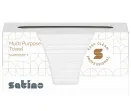 Zdjęcie 275970 SATINO PRESTIGE CHUSTECZKI / CELULOZA / ŚNEŻNOBIAŁY/ 2W/ 21,0X22,0CM/15X200 LISTKÓW