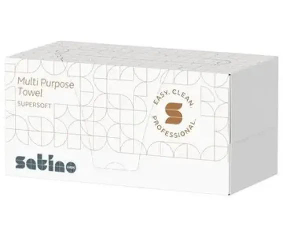 275970 SATINO PRESTIGE CHUSTECZKI / CELULOZA / ŚNEŻNOBIAŁY/ 2W/ 21,0X22,0CM/15X200 LISTKÓW