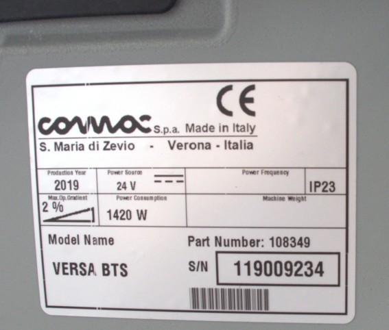  MASZYNA CZYSZCZĄCA VERSA 65 BTS